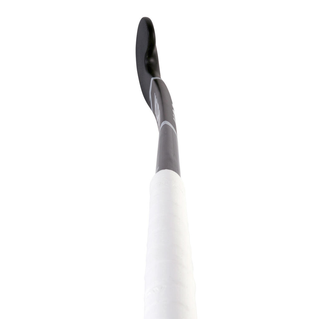 Feldhockeyschläger FH920 20% Carbon Korok Extra LowBow Jugendliche schwarz/grau