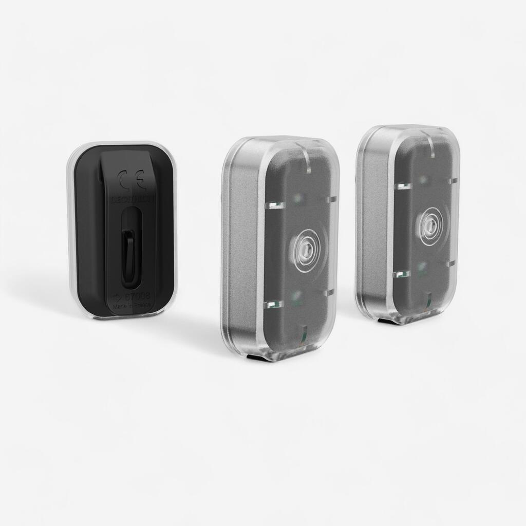 Σετ εμπρόσθιο/οπίσθιο φως ποδηλάτου led usb st 500 - μαύρο