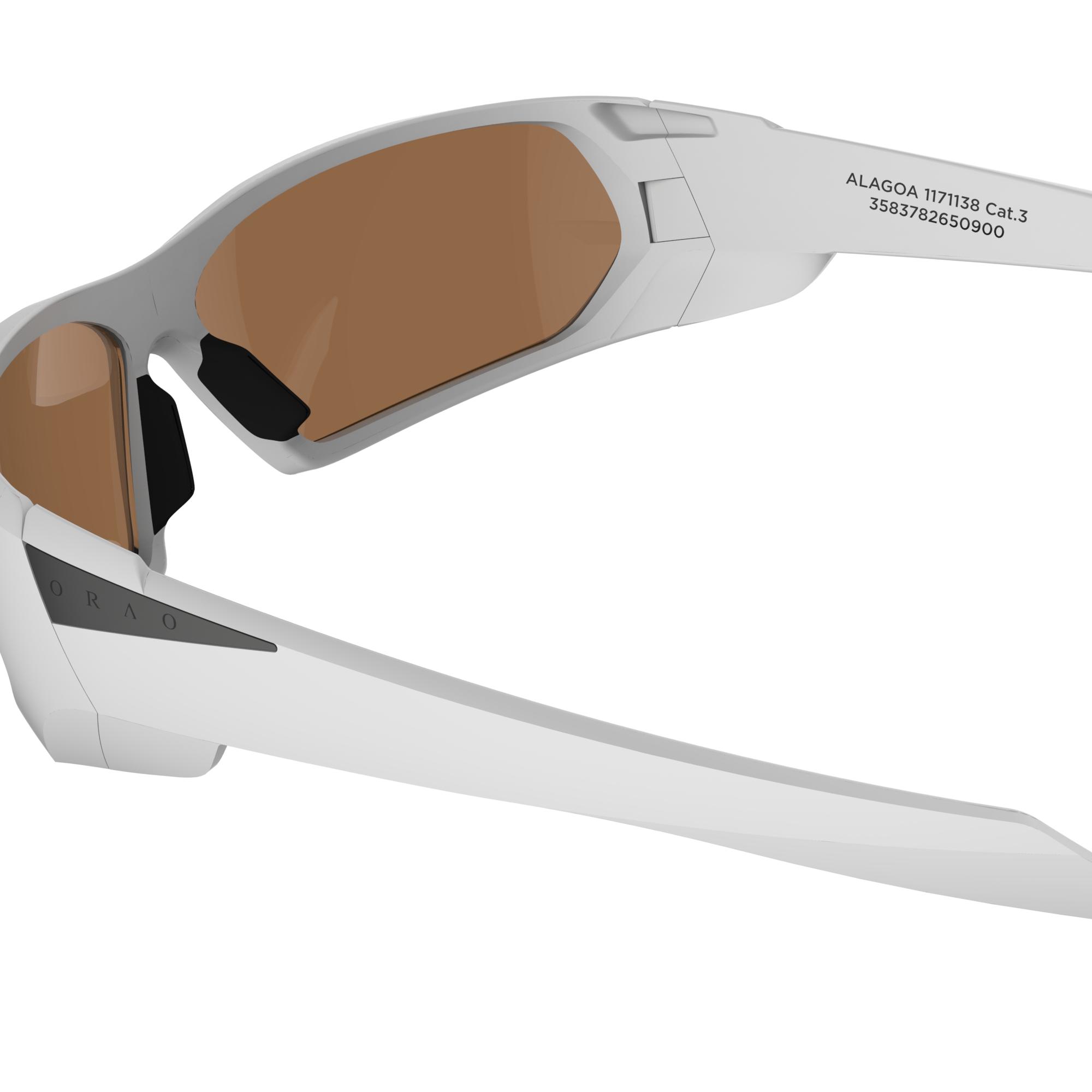 ALAGOA Adult Floatable Water Sports Sunglasses - White Polarised 7/11