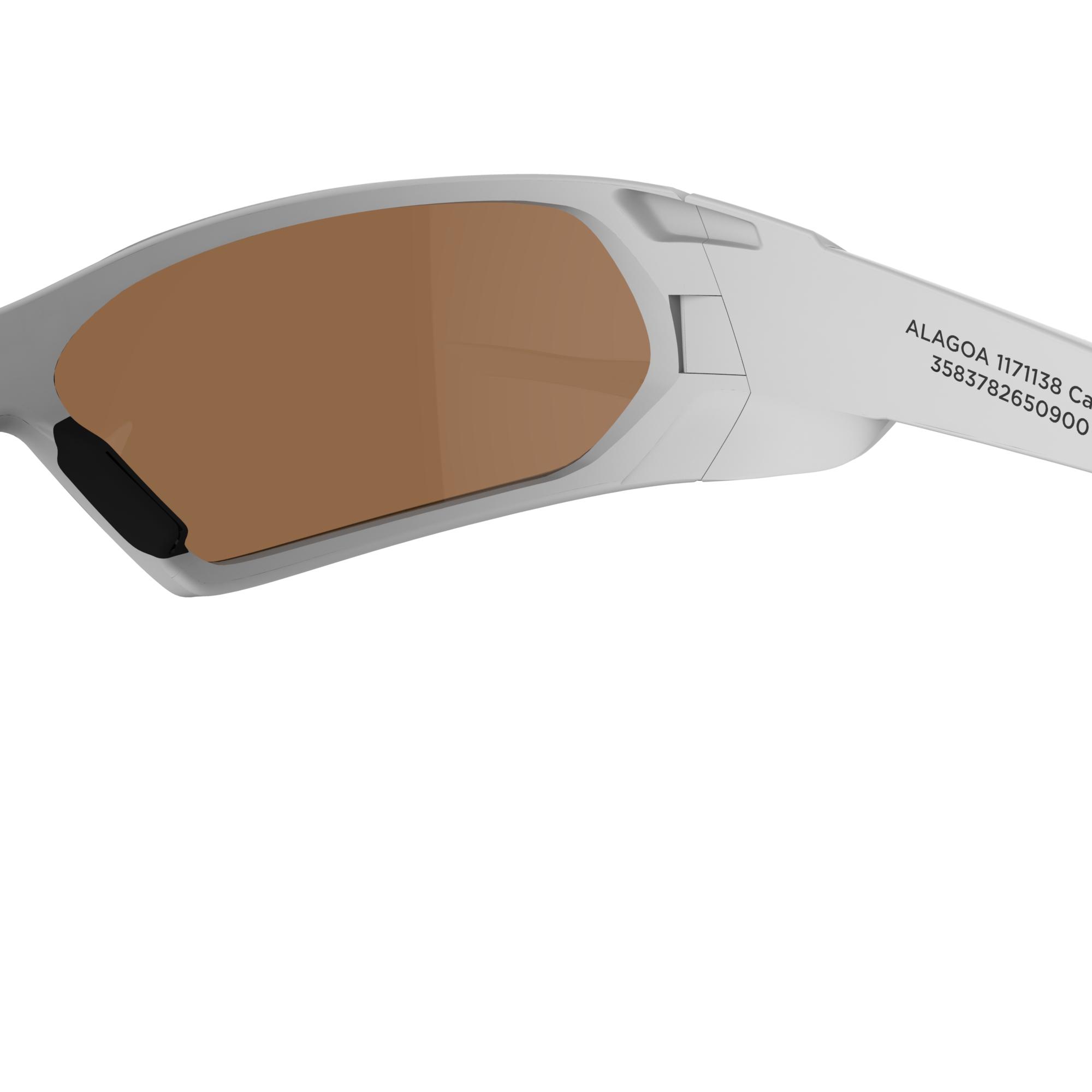 ALAGOA Adult Floatable Water Sports Sunglasses - White Polarised 8/11