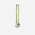 Longe voile bateau élastique 2 mètres jaune fluo/noir