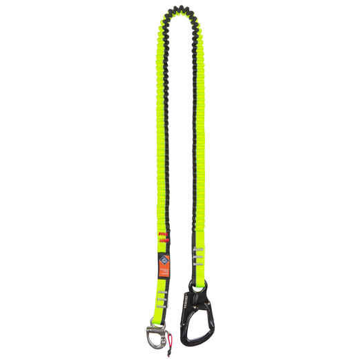 
      Sicherheitsgurt Lifeline Segeln  Ein-Hand-Karabiner 2 m neongelb/schwarz
  