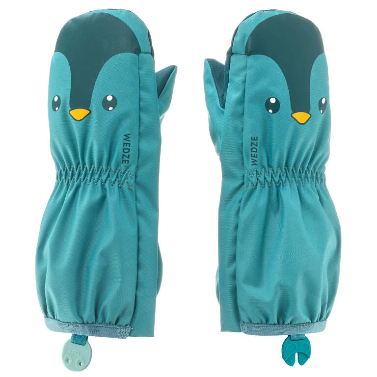 Baby Ski Mittens - WARM LUGIKLIP Turquoise