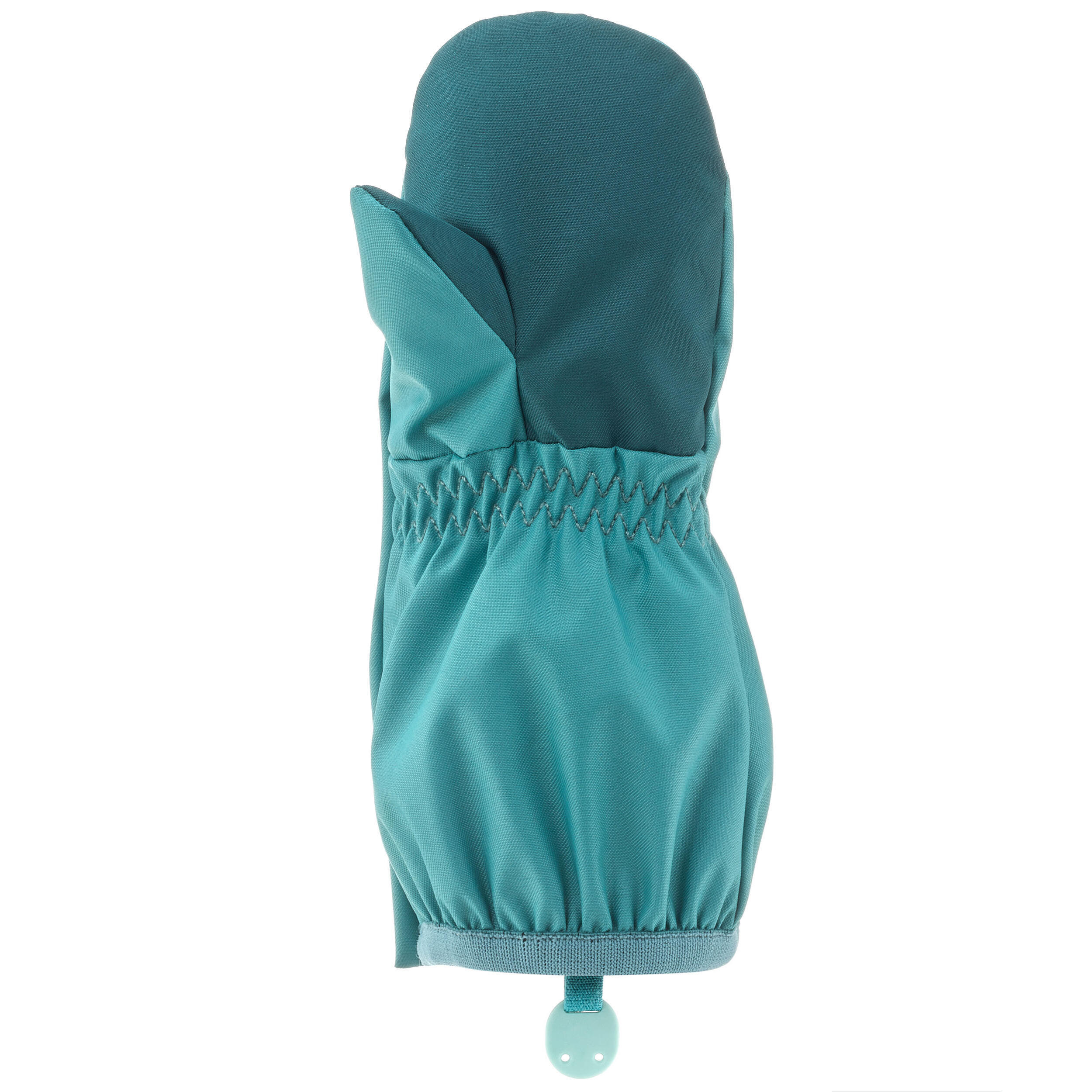 Skiwanten 500 voor peuters warm turquoise 4/6