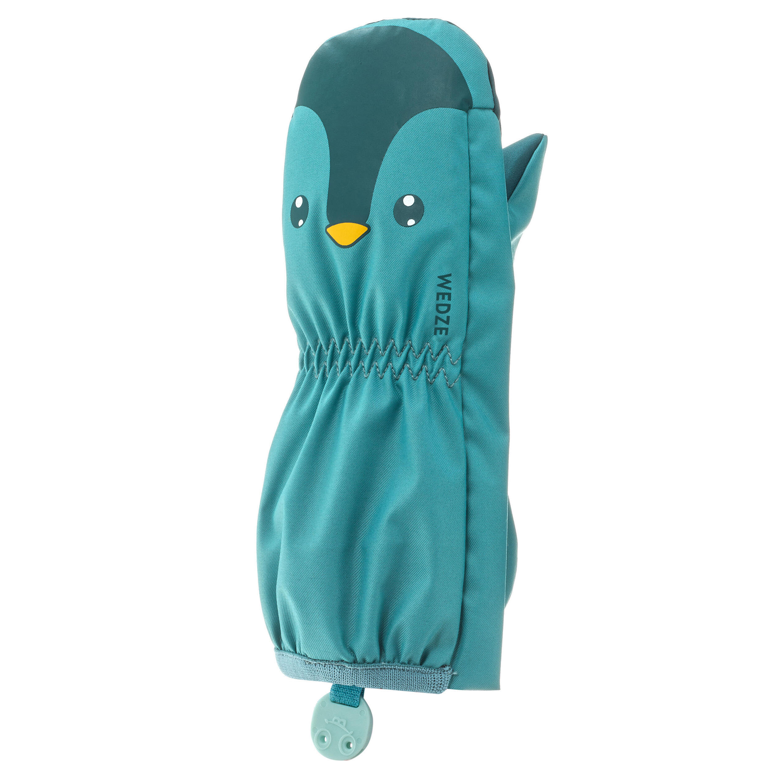 Skiwanten 500 voor peuters warm turquoise 2/6