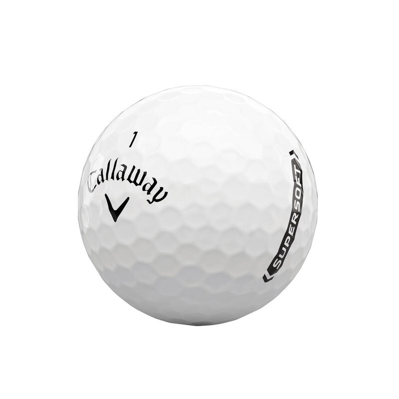 Golfballen Supersoft 12 stuks wit