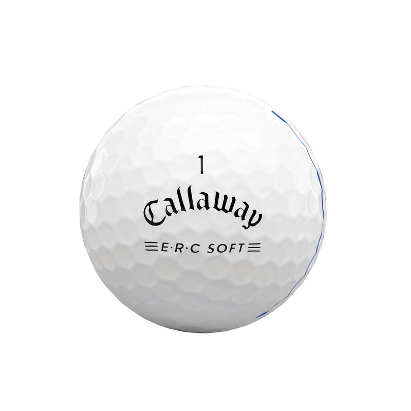 Golfballen Ercsoft TripleTrack 12 stuks wit