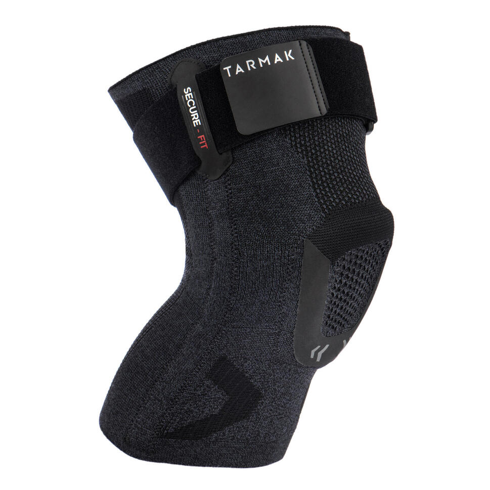 TYNOR Ginocchiera Air Pro nera e arancione piccola, confezione da 2