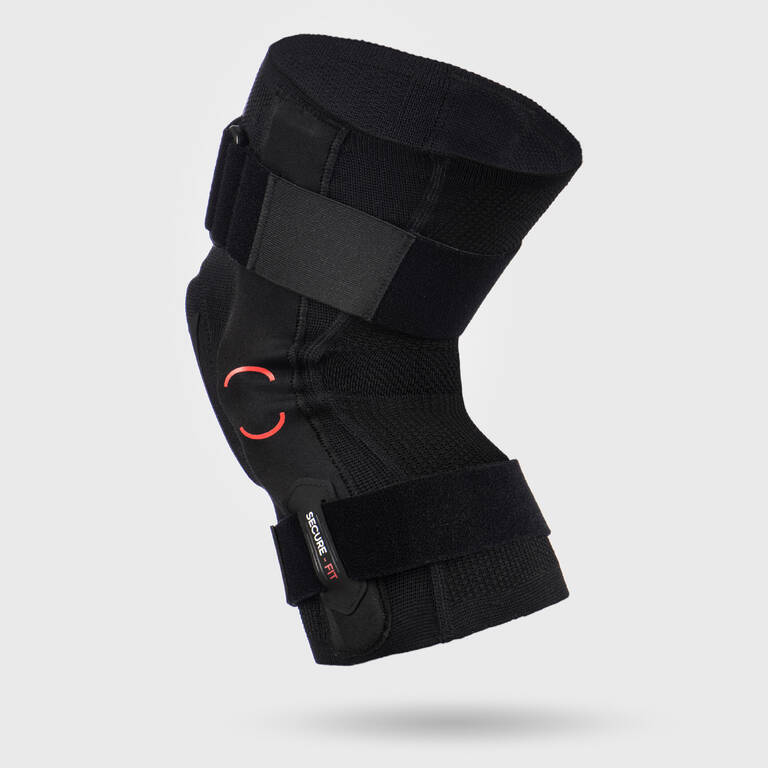Adult Right/Left Knee Brace for Ligament Support Strong 900 - Black