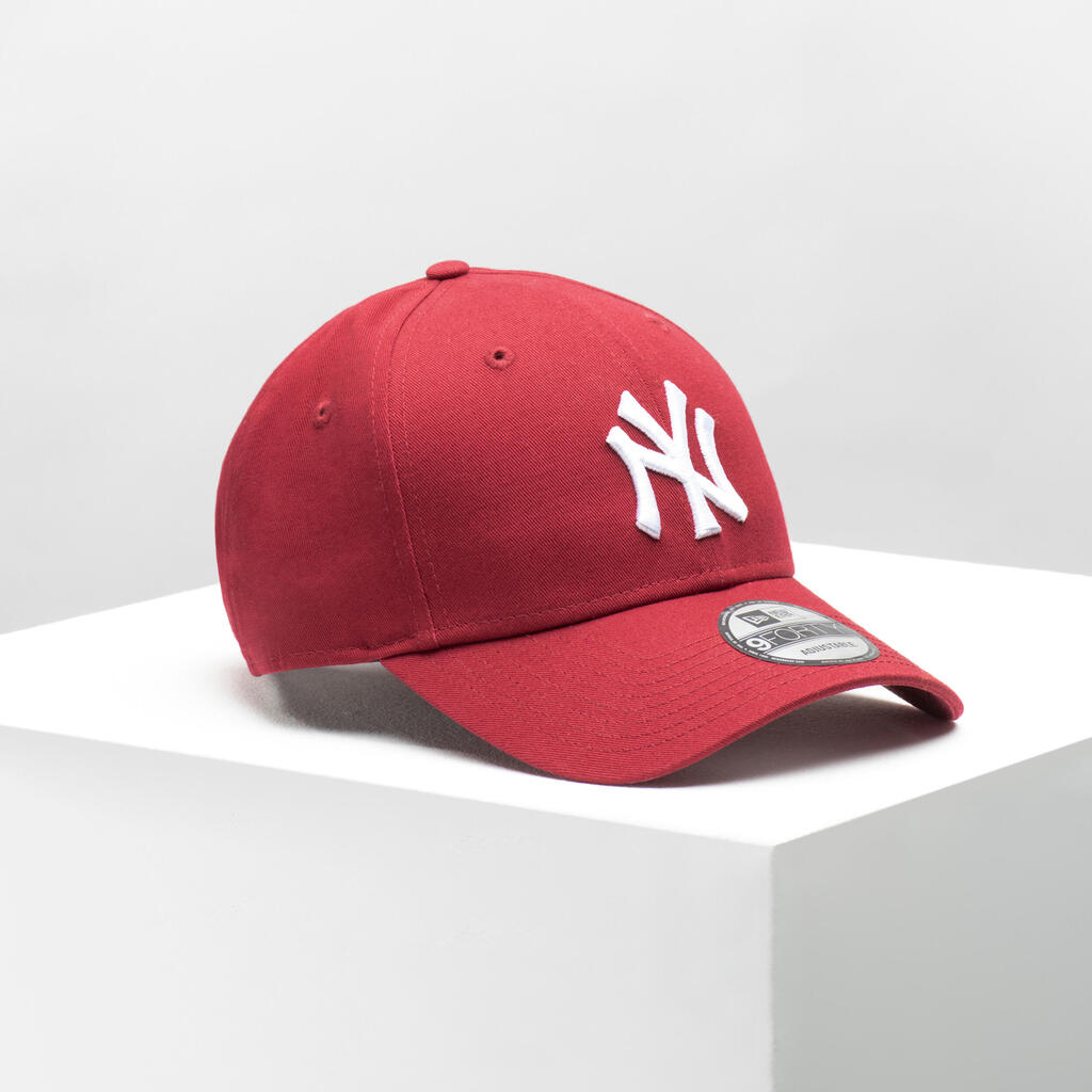 Suaugusiųjų beisbolo kepuraitė „MLB New Era New York Yankees“, raudona