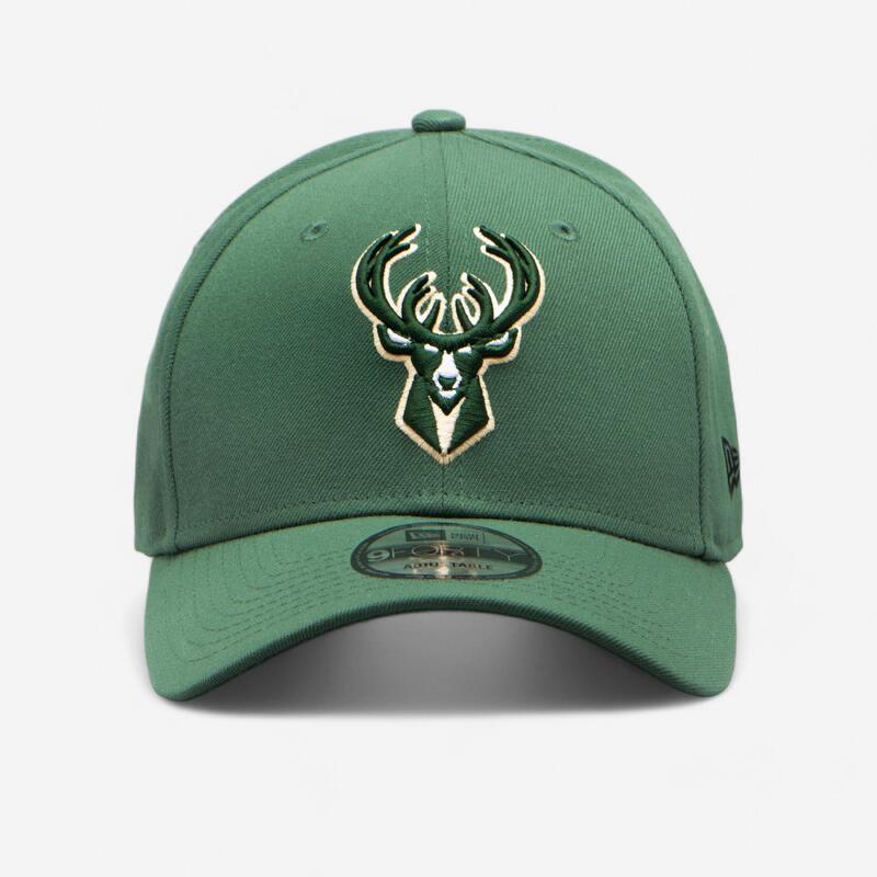 Czapka z daszkiem do koszykówki dla mężczyzn i kobiet New Era NBA Milwakuee Bucks