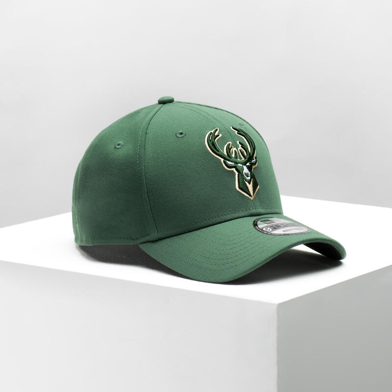 Czapka z daszkiem do koszykówki dla mężczyzn i kobiet New Era NBA Milwakuee Bucks