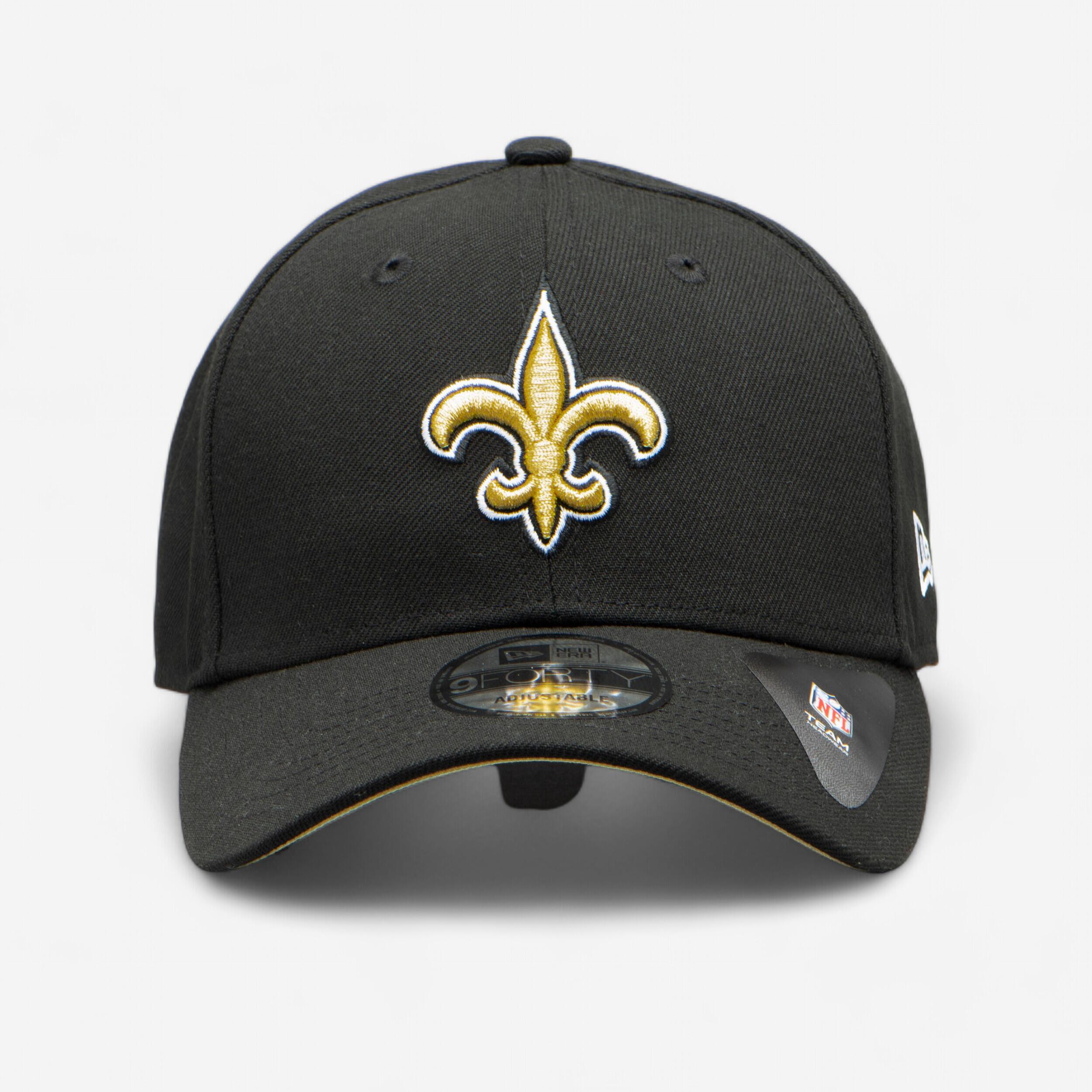 Cappellino football americano NFL NEW ERA 9FORTY NEW ORLEANS SAINTS  nero-oro NEW ERA | DECATHLON