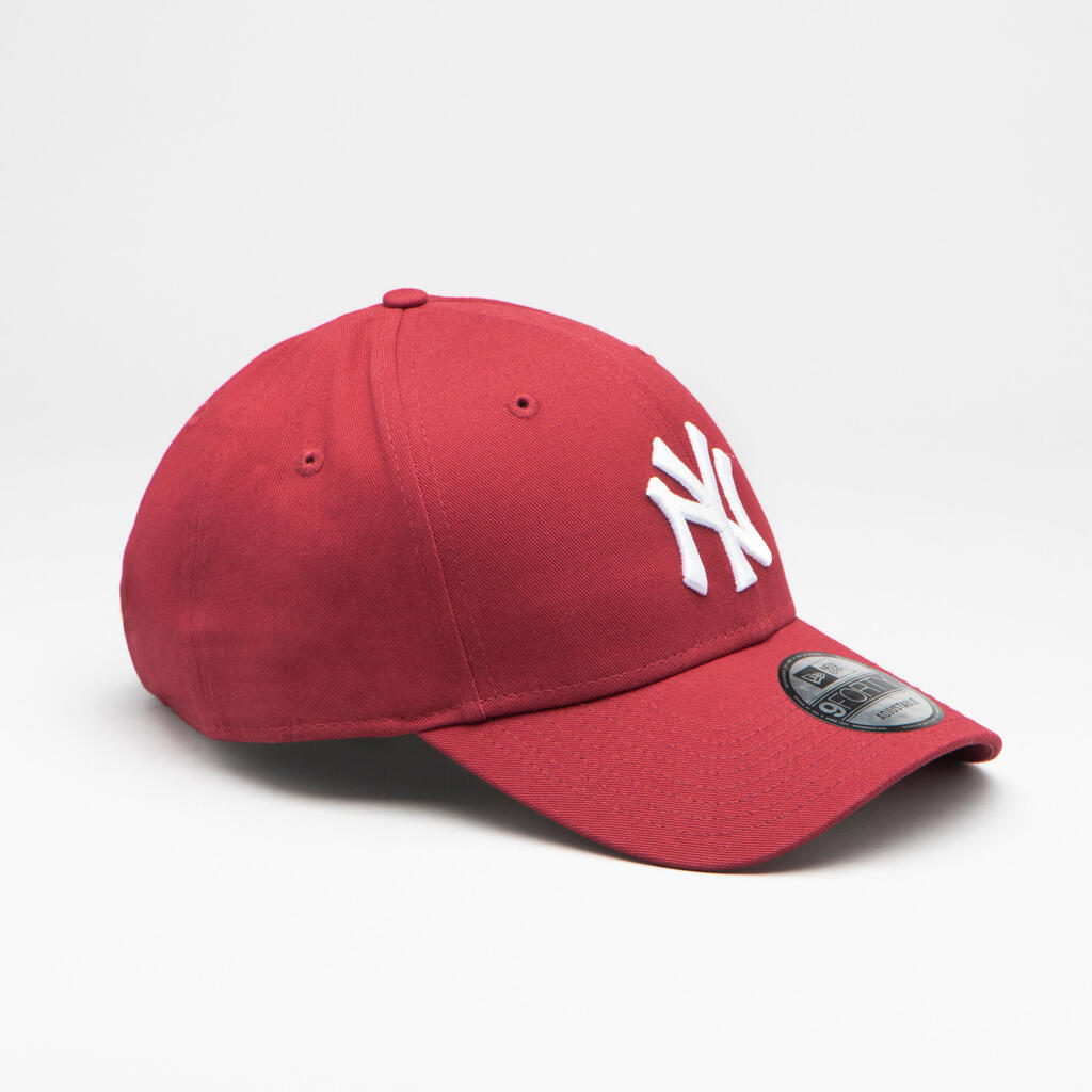 Suaugusiųjų beisbolo kepuraitė „MLB New Era New York Yankees“, raudona