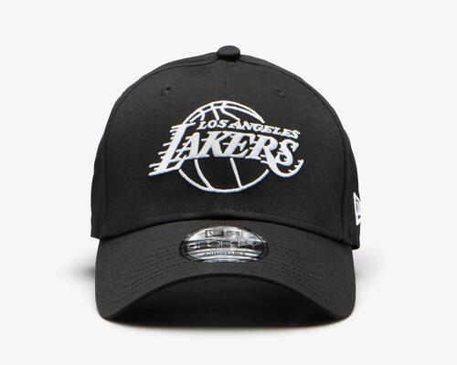 Casquette de basketball pour adulte des Los Angeles Lakers noire.