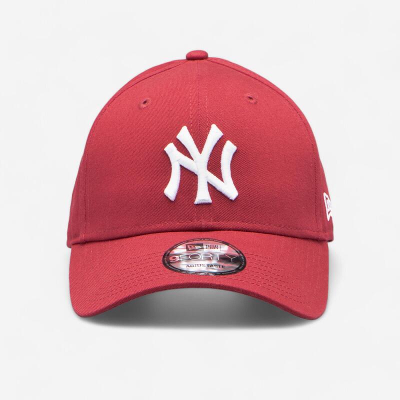 Adult Baseball Cap Mlb 9forty New York Yankees Red White Decathlon