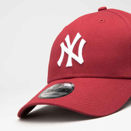 Suaugusiųjų beisbolo kepuraitė „MLB New Era New York Yankees“, raudona