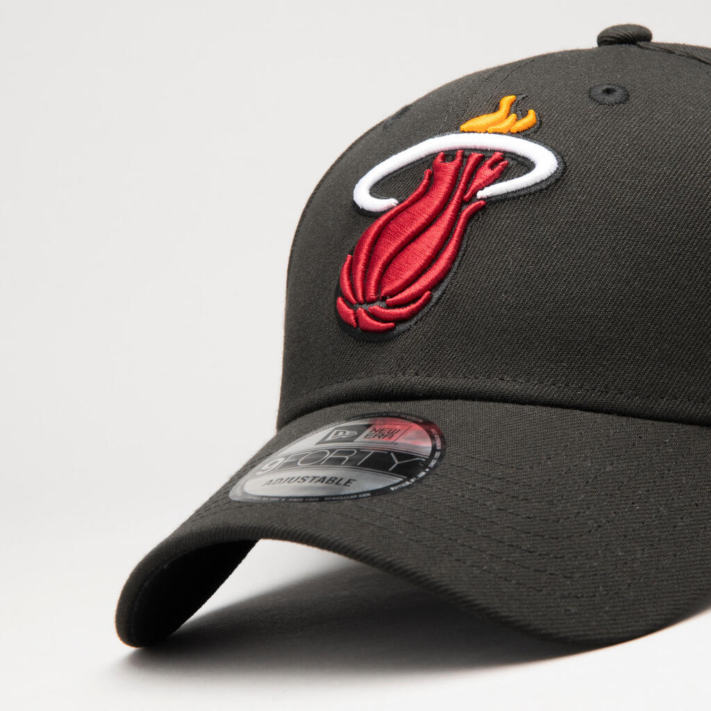 Pieaugušo basketbola cepure “9Forty NBA”, Maiami “Heat”, melna