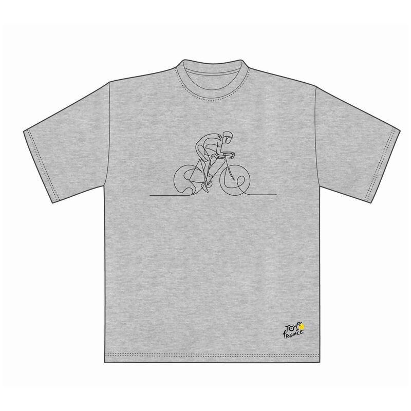 T-shirt Tour de France renner grijs