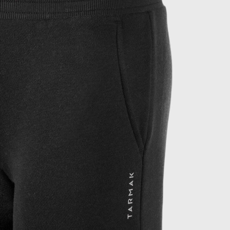 PANTALON DE BASKETBALL SUREVÊTEMENT ENFANT - P100 NOIR