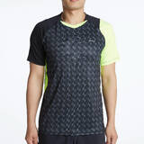 MEN BADMINTON T SHIRT 560 BLACK FLASH