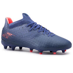 Botas de Fútbol Terreno Duro VIRALTO III HG Niños Azul Verde fluo