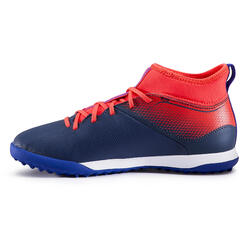 Chaussure de football AGILITY 500 TURF TF enfant Bleu