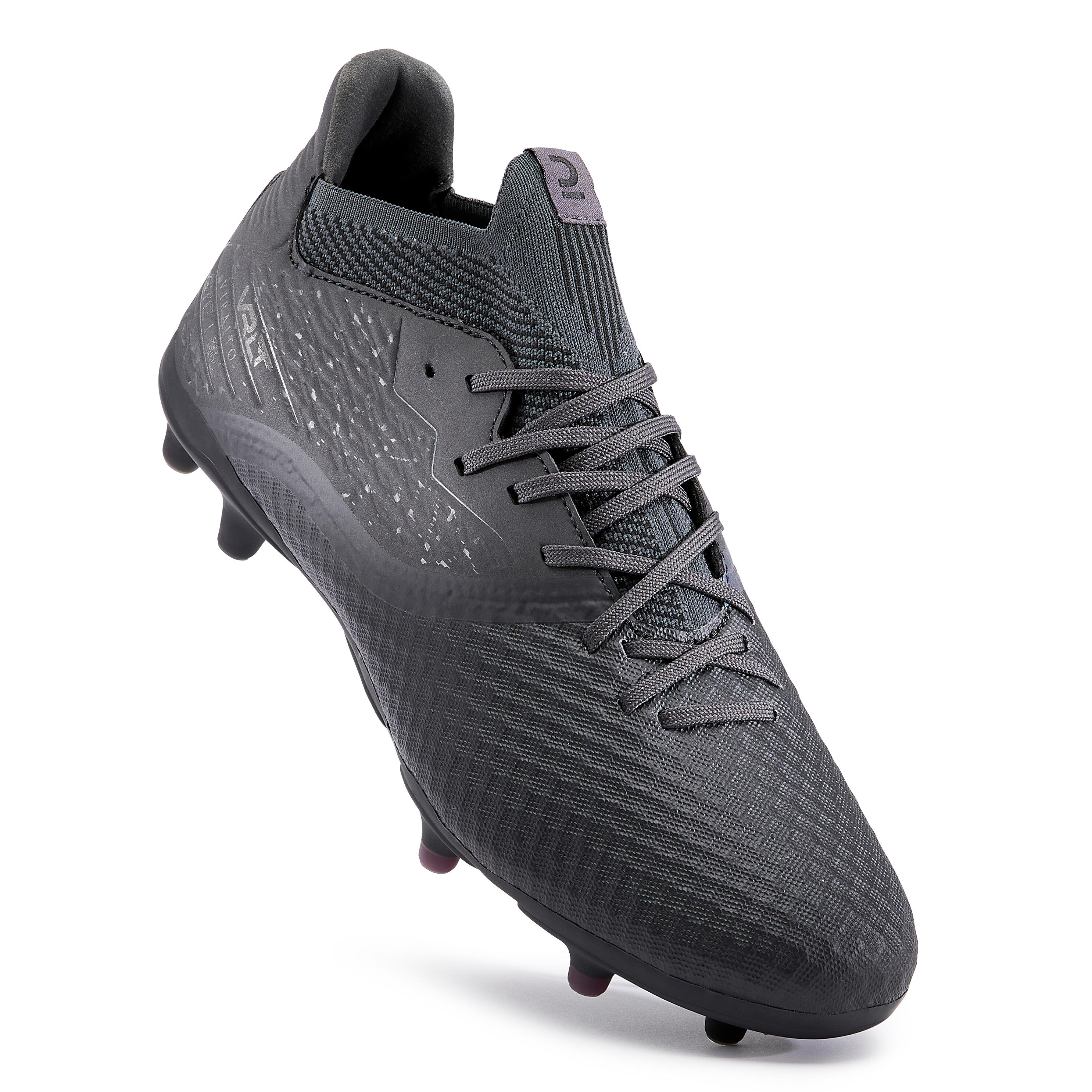 Chaussures de soccer – Viralto 3 FG noir - KIPSTA