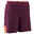 Voetbalshort voor dames F900 violet