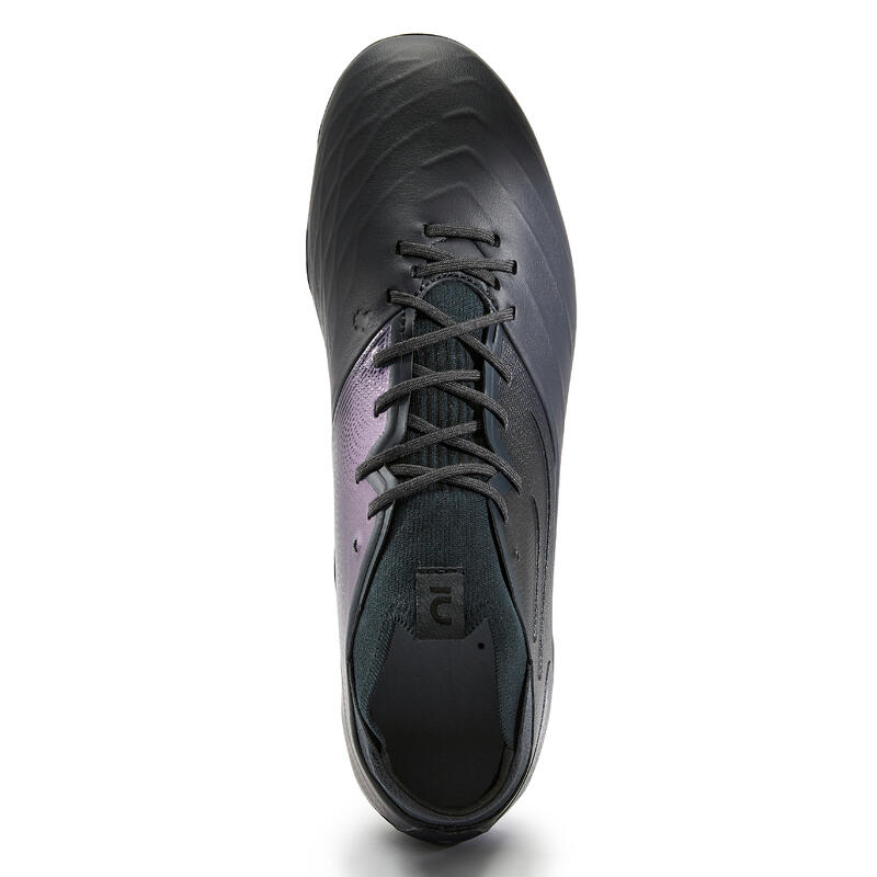 Botas de Fútbol Viralto IV FG Premium Piel Adulto Negro