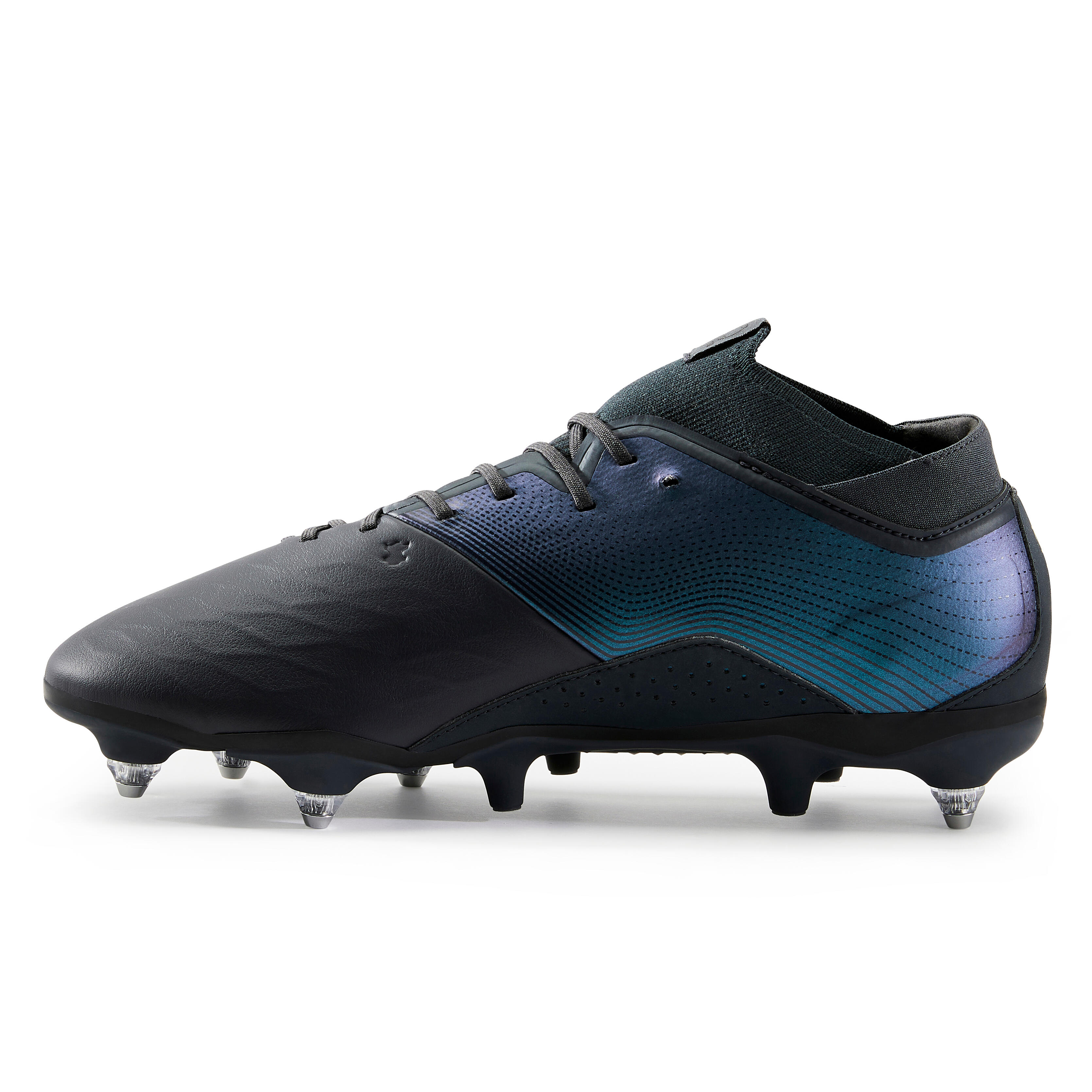 VIRALTO IV PREMIUM LEATHER SG SOCCER BOOTS BLACK