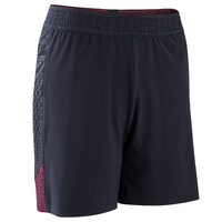 Short de football femme F900 Bleu Noir