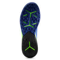 حذاء كرة قدم Viralto III HG للملاعب الصلبة للأطفال - أزرق/أخضر نيون