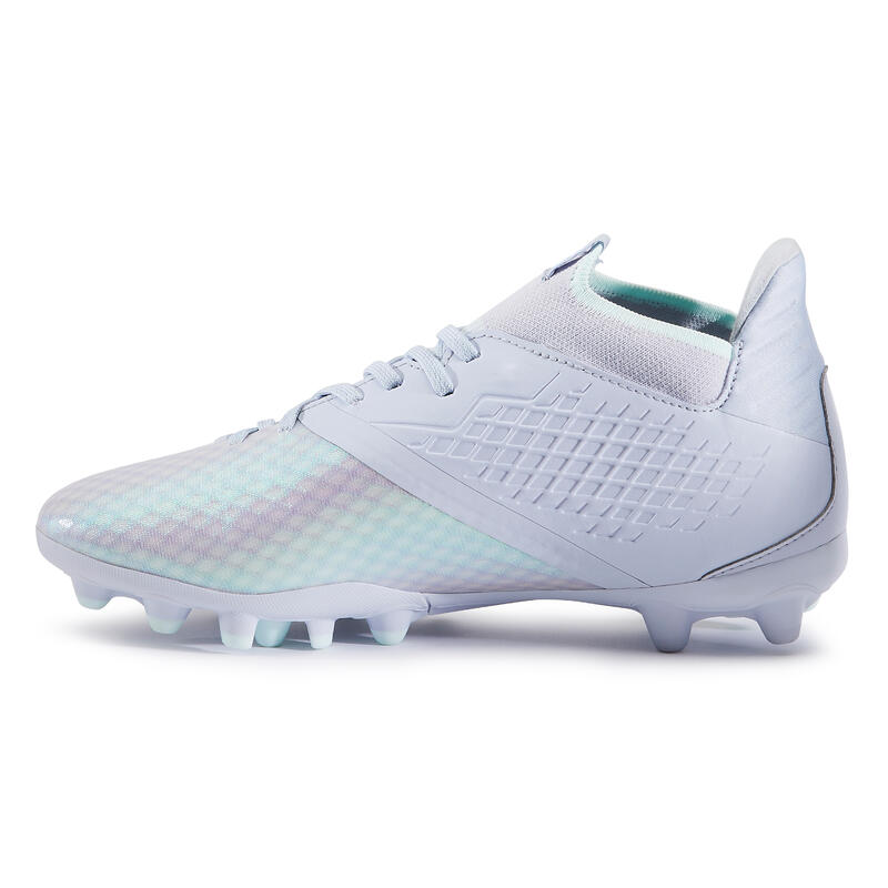 CHAUSSURE DE FOOTBALL FEMME VIRALTO+ III MG GRISE