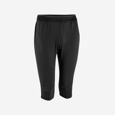 Damen/Herren Fußball 3/4-Hose - CLR schwarz