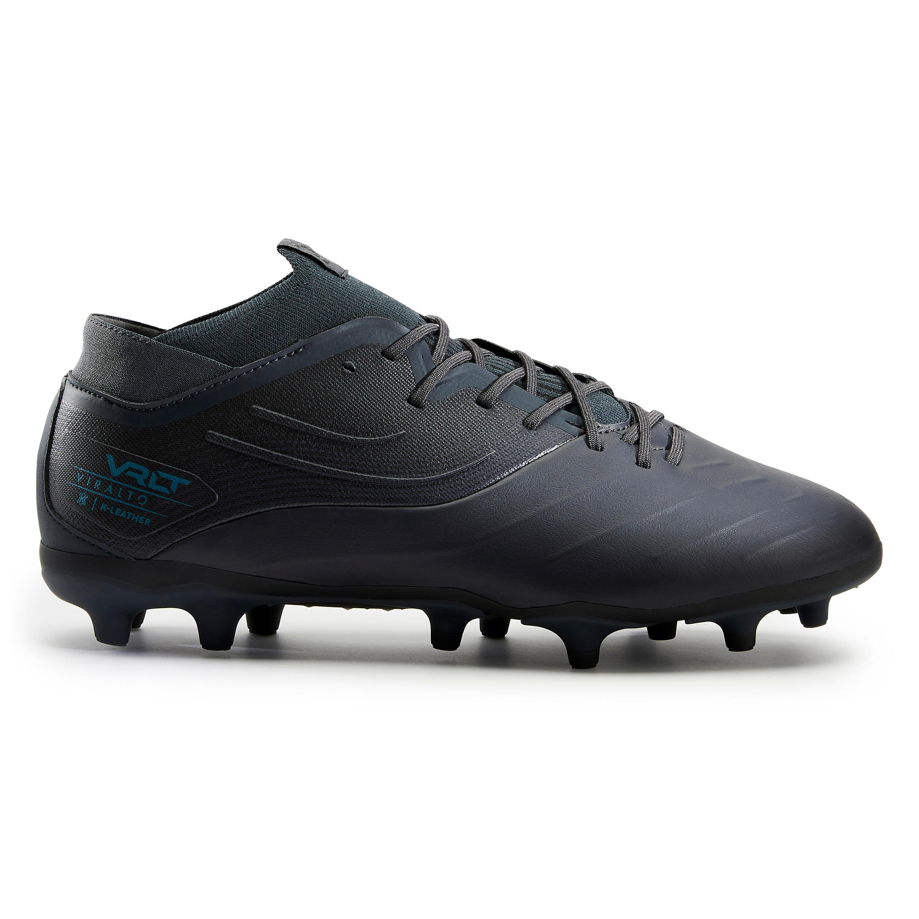 Leather Football Boots Viralto IV Premium FG - Black 2/9