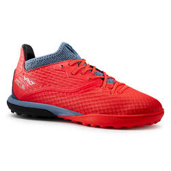 Voetbalschoenen kind Viralto III TF rood/grijs