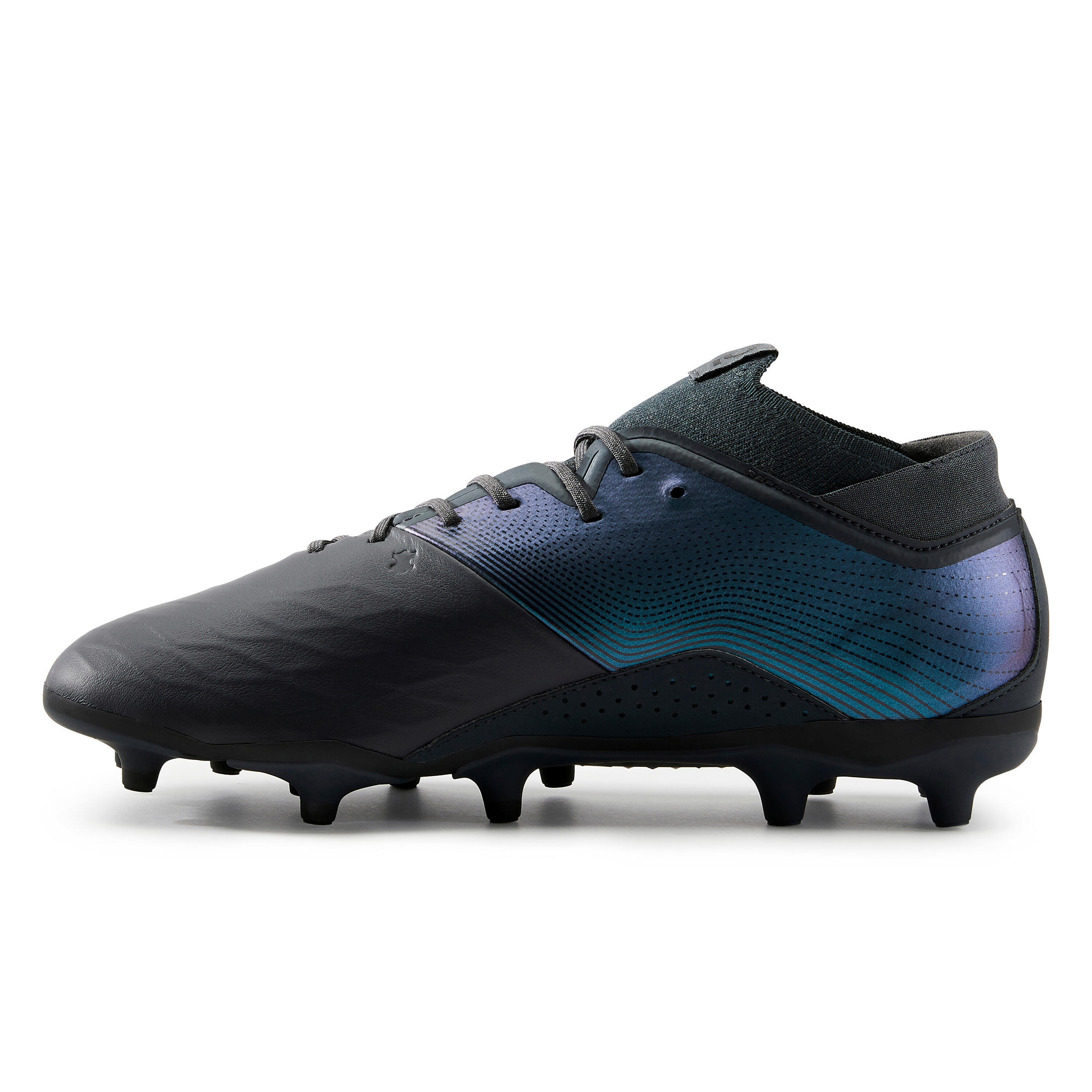 Leather Football Boots Viralto IV Premium FG - Black 3/9