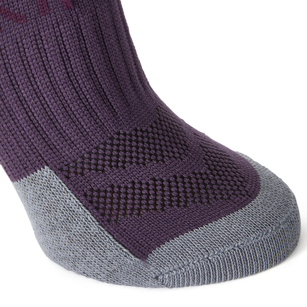 Damen Fussball Stutzen mit Socken - FSK 500 violett 