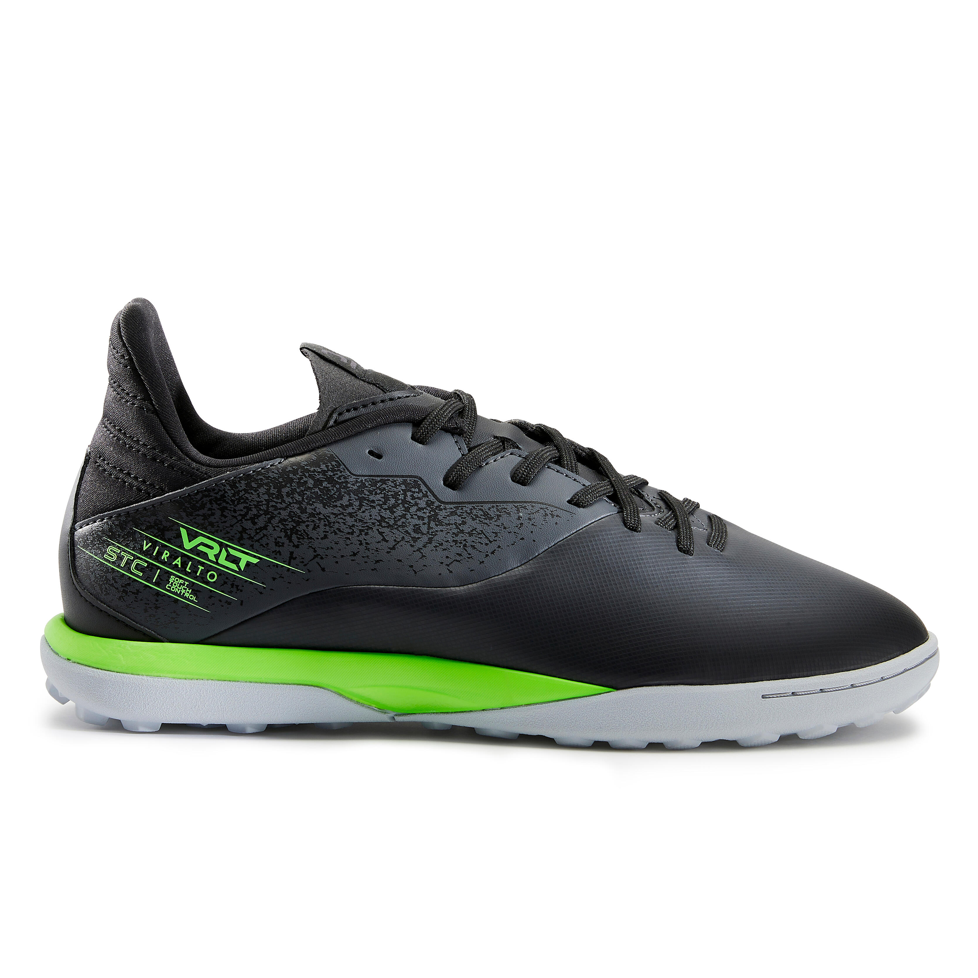 VIRALTO I TURF TF SOCCER BOOTS BLACK AND GREEN