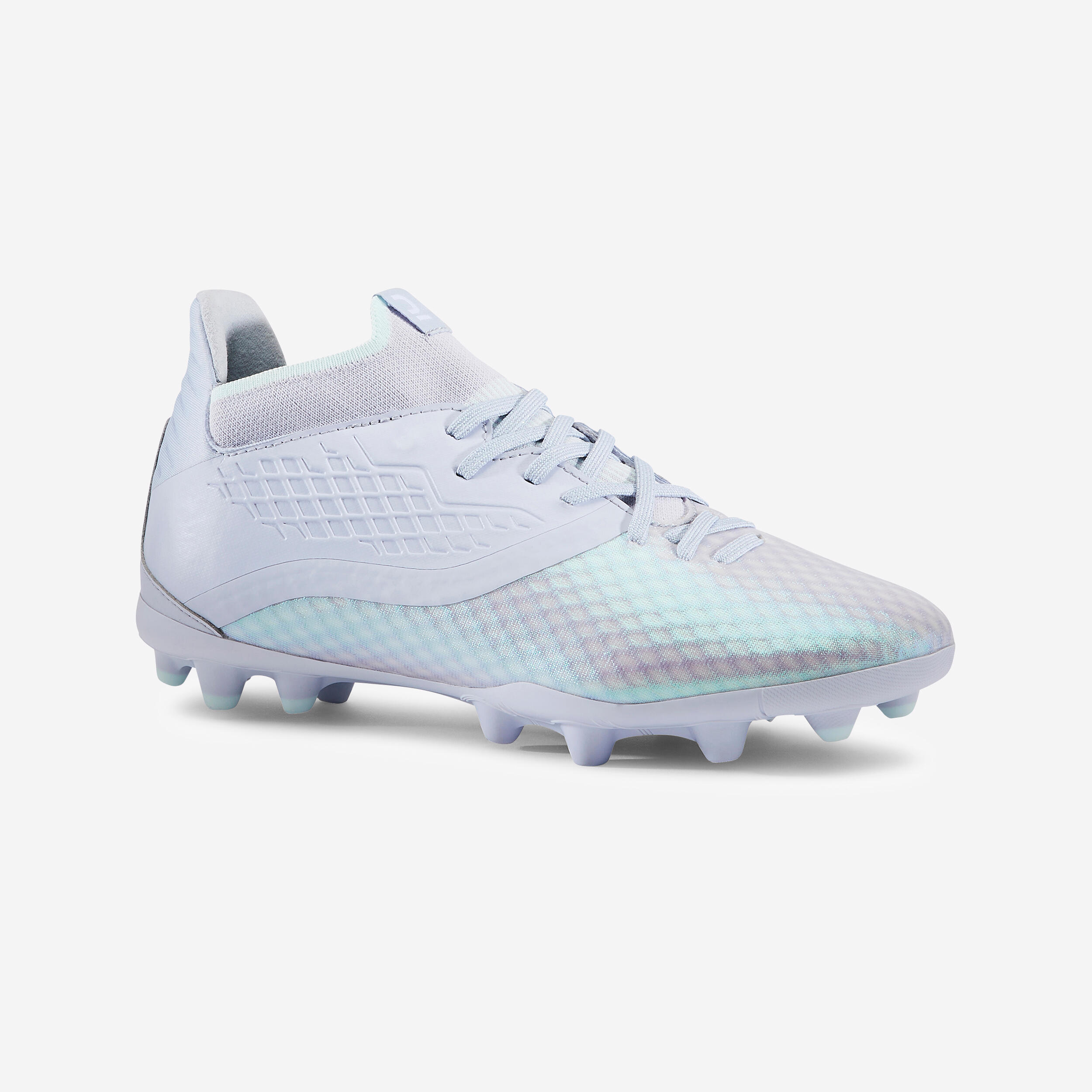 Kipsta - Chaussure De Football Femme Viralto+ Iii Mg Grise - Chaussures De Football - Football / Futsal / Sepak - Bleu-gris - 34 - Decathlon