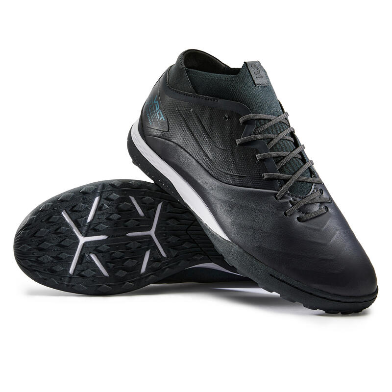 Premium Leather Turf Football Boots Viralto IV TF - Black