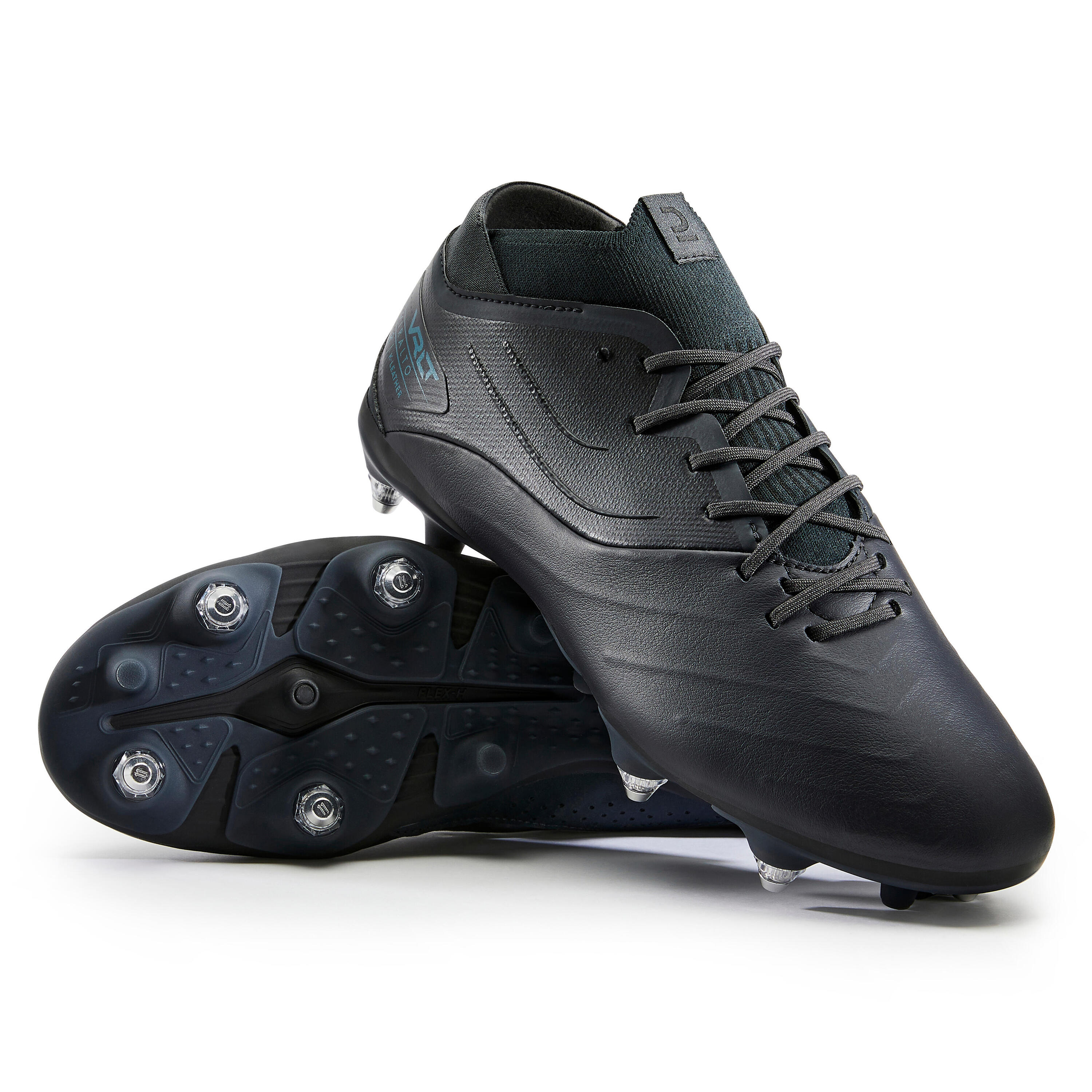 Premium Leather SG Football Boots Viralto IV - Black 8/11