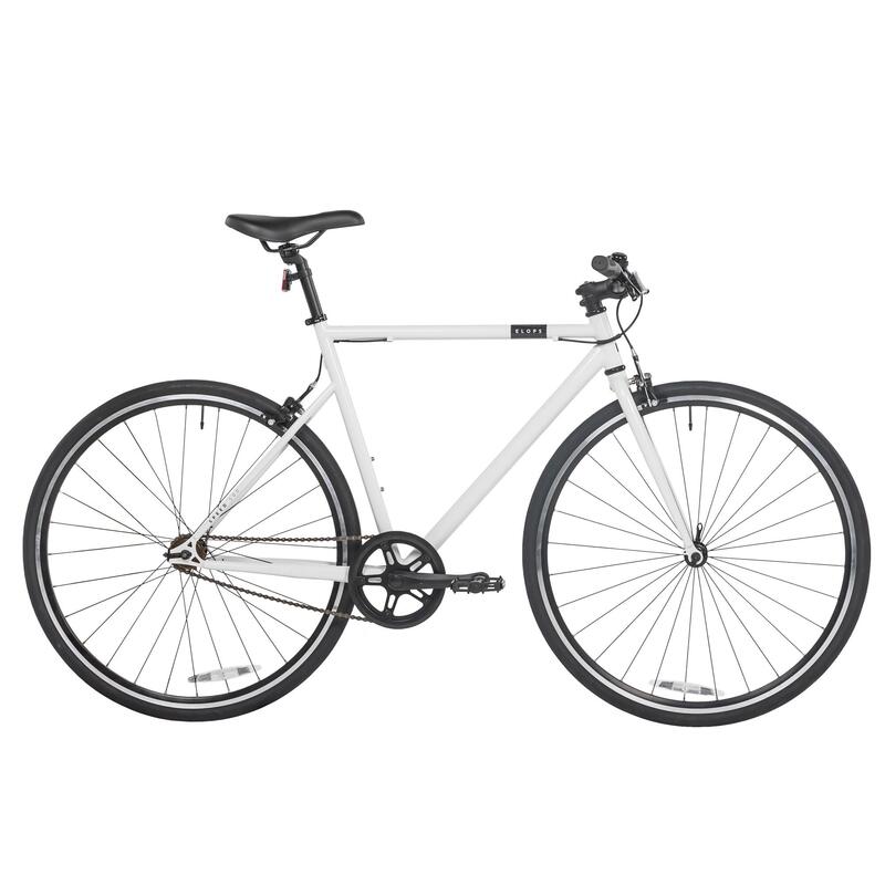 單速自行車Elops Speed 500 - 白色