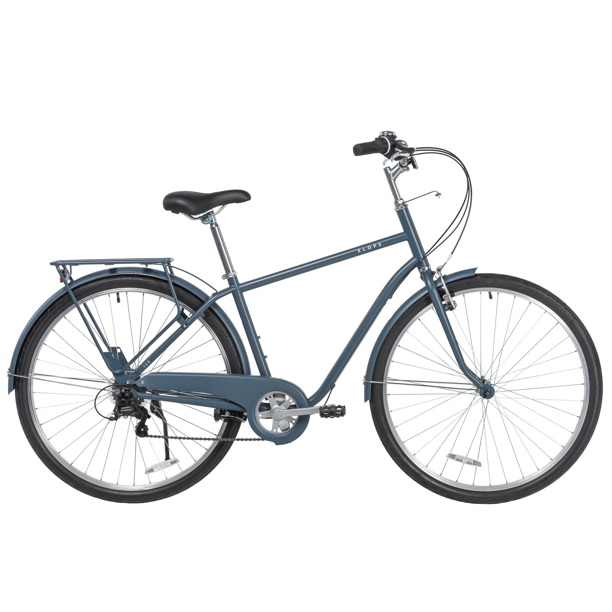Elops Men's City Bike 120 - Blue