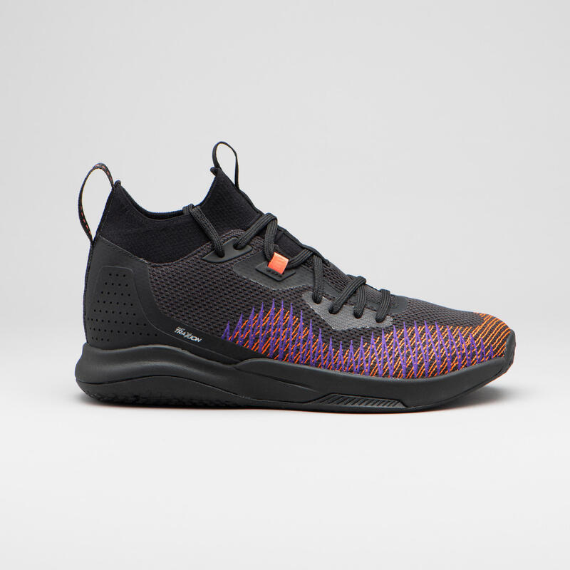 CHAUSSURES DE BASKET TIGE BASSE FEMME CONFIRMÉE FAST 500 NOIR