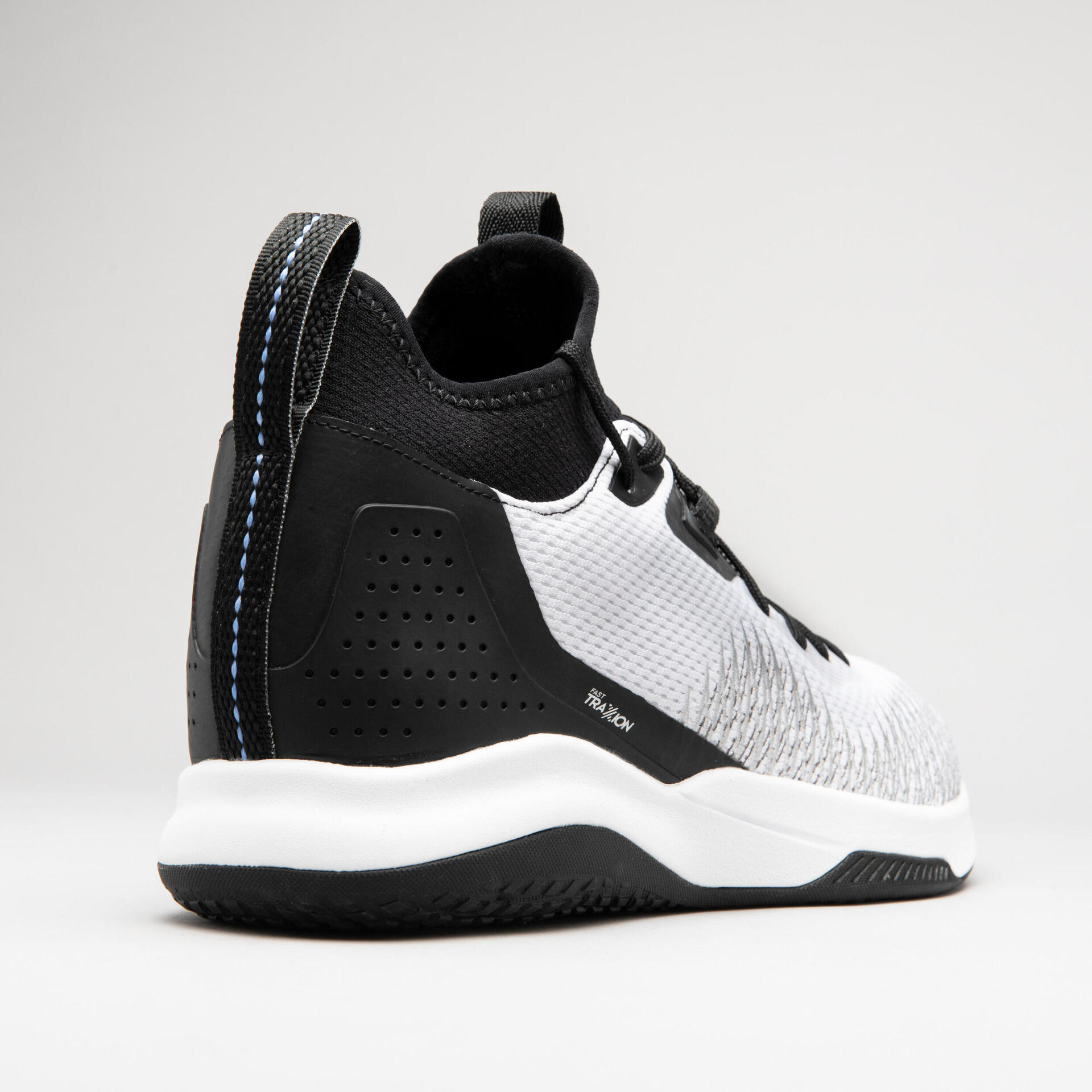 Women's Intermediate Low-Rise Basketball Shoes Fast 500 - White/Black