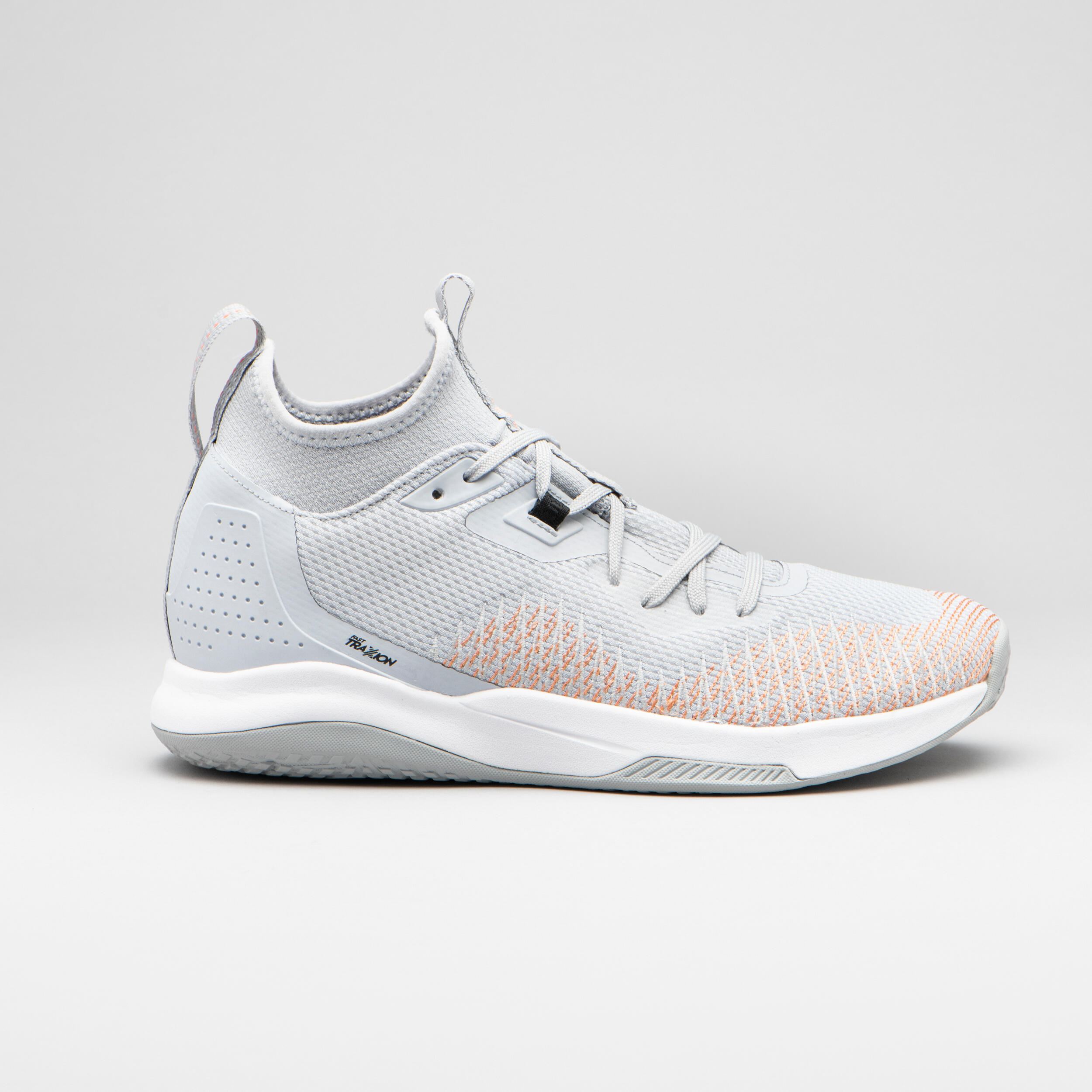 Scarpe da basket da donna - FAST 500 W bianco arancio