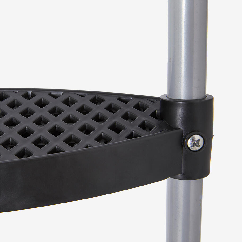 Echelle 2 marches trampolines 240cm et 300cm