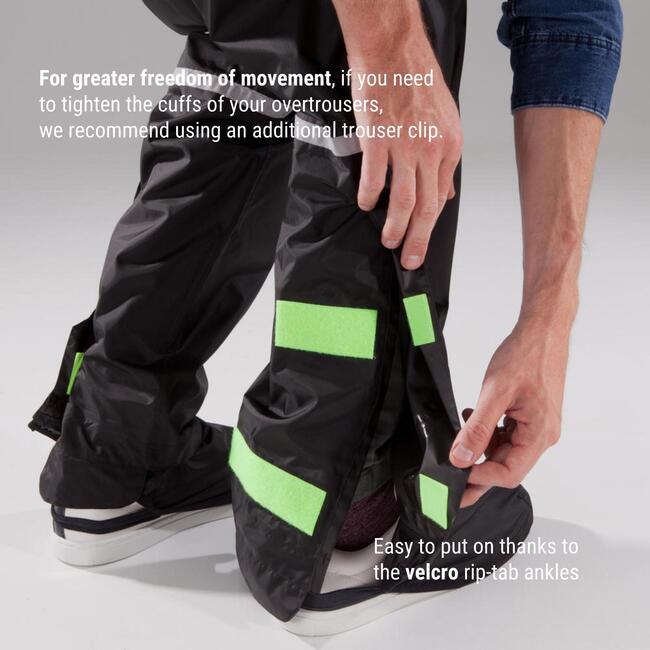 Cycling Rain Pants 500 Black